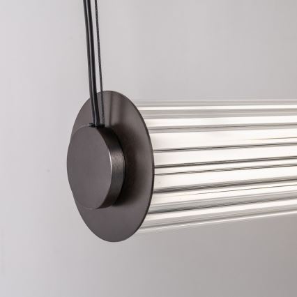 Zuma Line - LED viseči lestenec na kablu z nastavljivo svetlostjo LED/39W/230V 2700-6500K črna + daljinski upravljalnik