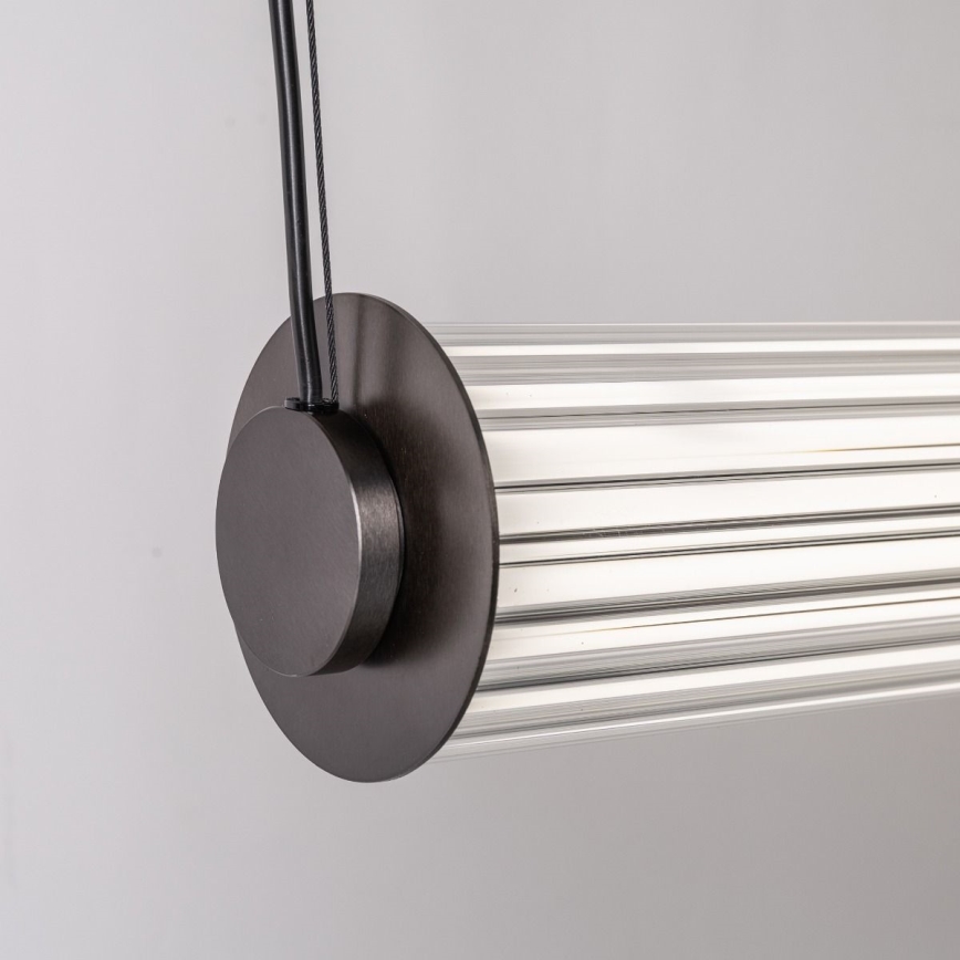 Zuma Line - LED viseči lestenec na kablu z nastavljivo svetlostjo LED/39W/230V 2700-6500K črna + daljinski upravljalnik