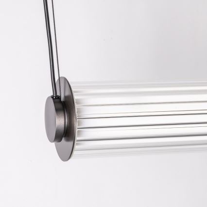 Zuma Line - LED viseči lestenec na kablu z nastavljivo svetlostjo LED/39W/230V 2700-6500K črna + daljinski upravljalnik