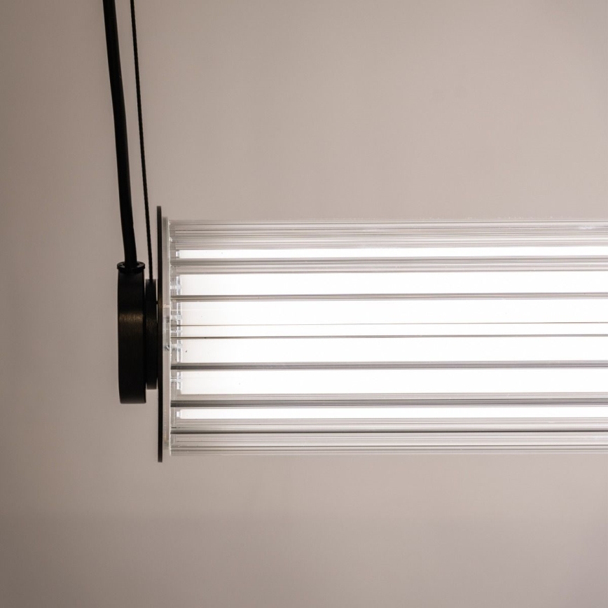 Zuma Line - LED viseči lestenec na kablu z nastavljivo svetlostjo LED/39W/230V 2700-6500K črna + daljinski upravljalnik