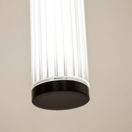 Zuma Line - LED zatemljiv lestenec na jekleni vrvici LED/26W/230V 2700-6500K črna + daljinski upravljalnik