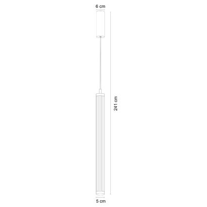 Zuma Line - LED zatemljiv lestenec na jekleni vrvici LED/26W/230V 2700-6500K črna + daljinski upravljalnik