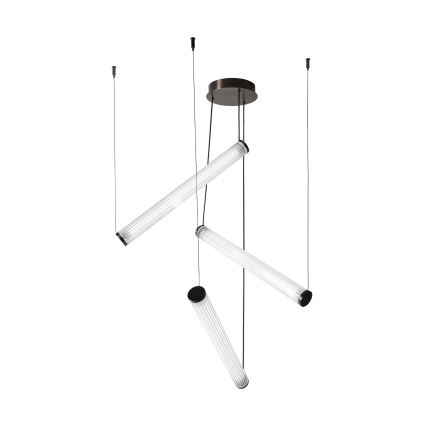 Zuma Line - LED zatemljiv lestenec na kablu LED/64W/230V 2700-6500K črna + daljinski upravljalnik