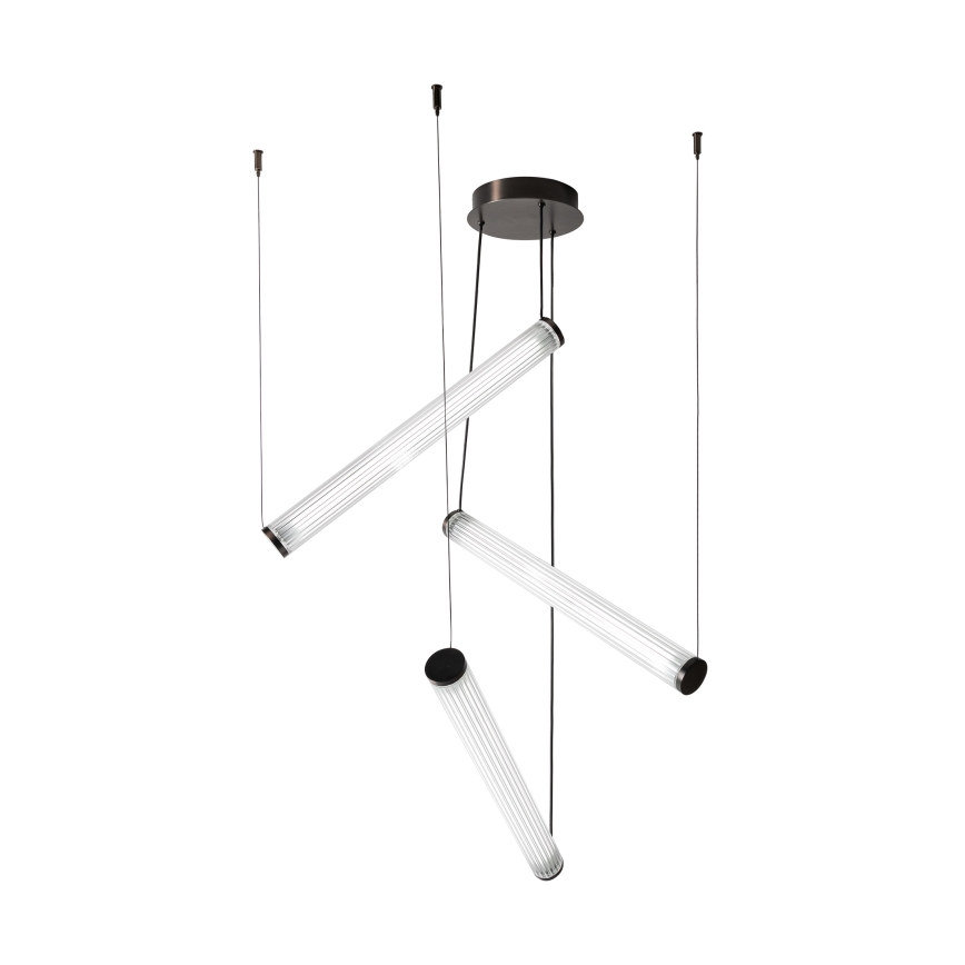 Zuma Line - LED zatemljiv lestenec na kablu LED/64W/230V 2700-6500K črna + daljinski upravljalnik