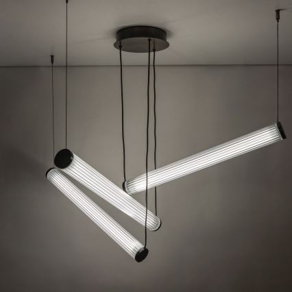 Zuma Line - LED zatemljiv lestenec na kablu LED/64W/230V 2700-6500K črna + daljinski upravljalnik