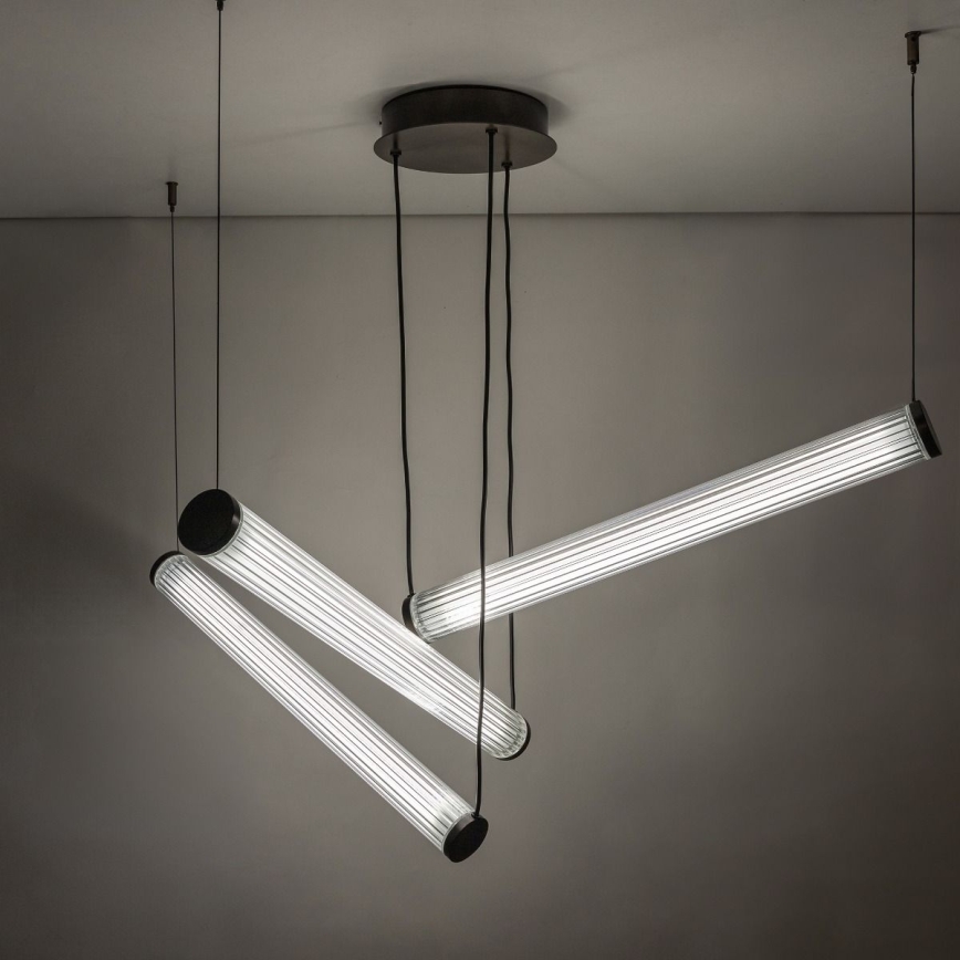 Zuma Line - LED zatemljiv lestenec na kablu LED/64W/230V 2700-6500K črna + daljinski upravljalnik