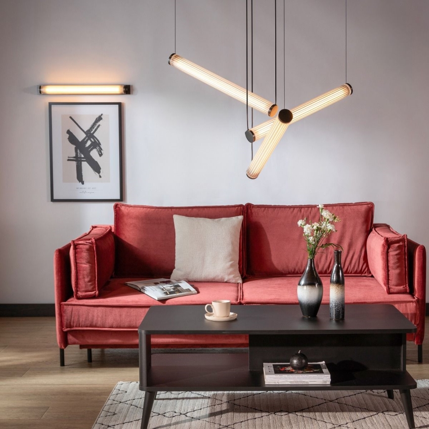 Zuma Line - LED zatemljiv lestenec na kablu LED/64W/230V 2700-6500K črna + daljinski upravljalnik