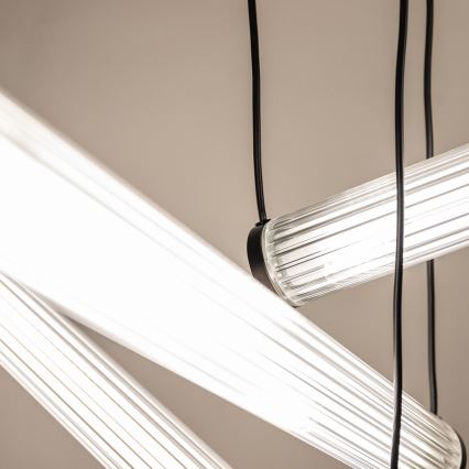 Zuma Line - LED zatemljiv lestenec na kablu LED/64W/230V 2700-6500K črna + daljinski upravljalnik