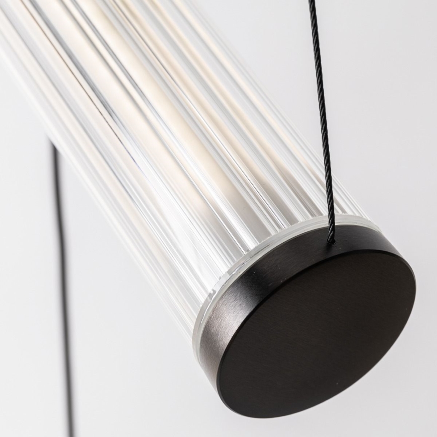 Zuma Line - LED zatemljiv lestenec na kablu LED/64W/230V 2700-6500K črna + daljinski upravljalnik