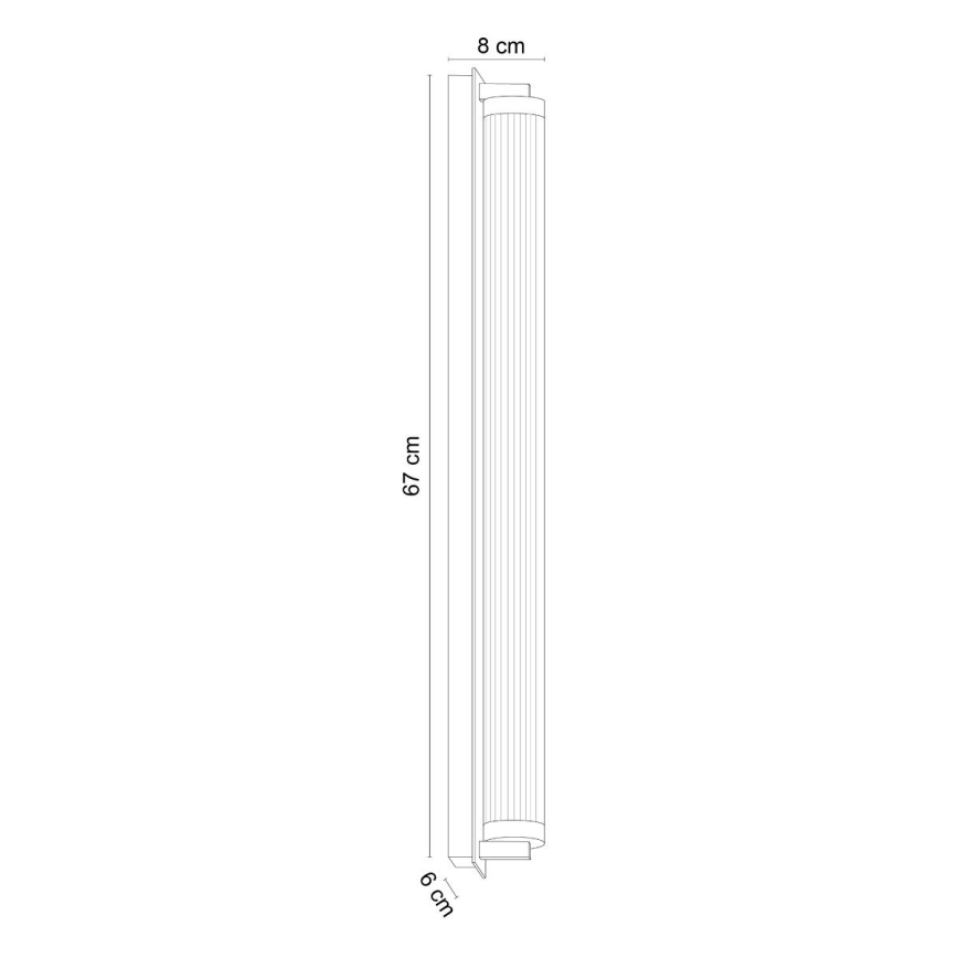Zuma Line - LED Zatemnjivo stensko svetilo LED/26W/230V 2700-6500K črna + daljinski upravljalnik