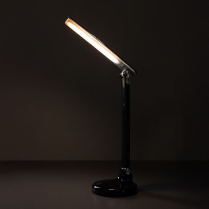 Zuma Line - LED Polnilna namizna svetilka LED/6W/1200 mAh 3000/4500/6000K CRI 90 črna