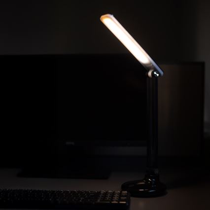 Zuma Line - LED Polnilna namizna svetilka LED/6W/1200 mAh 3000/4500/6000K CRI 90 črna