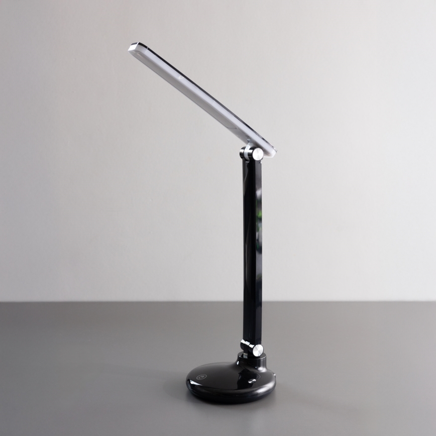 Zuma Line - LED Polnilna namizna svetilka LED/6W/1200 mAh 3000/4500/6000K CRI 90 črna