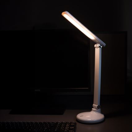 Zuma Line - LED Polnilna namizna svetilka LED/6W/1200 mAh 3000/4500/6000K CRI 90 bela