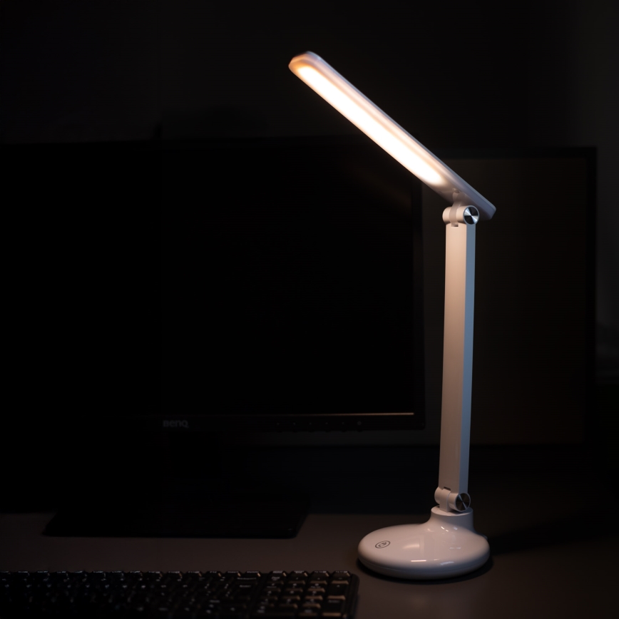 Zuma Line - LED Polnilna namizna svetilka LED/6W/1200 mAh 3000/4500/6000K CRI 90 bela