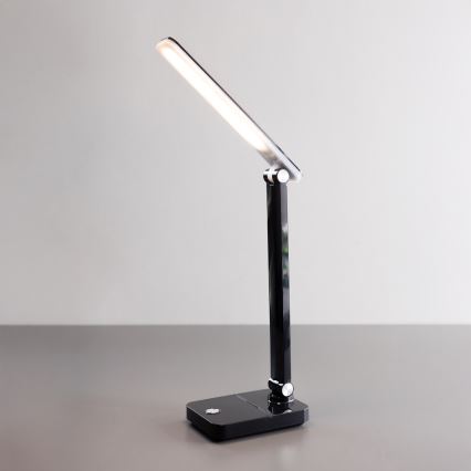 Zuma Line - LED Polnilna namizna svetilka LED/8W/1200 mAh 3000/4500/6000K CRI 90 črna