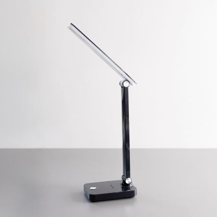 Zuma Line - LED Polnilna namizna svetilka LED/8W/1200 mAh 3000/4500/6000K CRI 90 črna