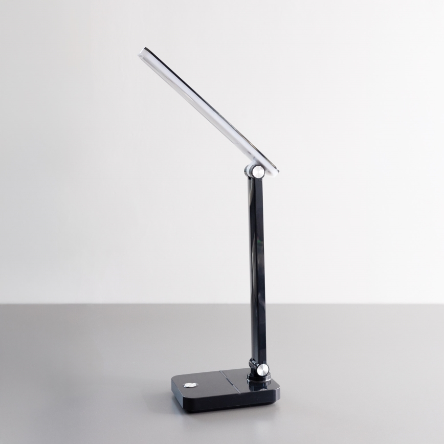 Zuma Line - LED Polnilna namizna svetilka LED/8W/1200 mAh 3000/4500/6000K CRI 90 črna