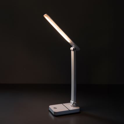 Zuma Line - LED Polnilna namizna svetilka LED/8W/1200 mAh 3000/4500/6000K CRI 90 bela
