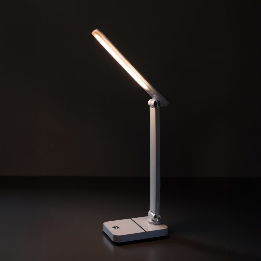Zuma Line - LED Polnilna namizna svetilka LED/8W/1200 mAh 3000/4500/6000K CRI 90 bela