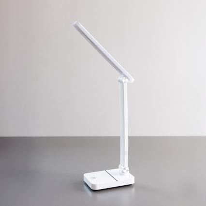 Zuma Line - LED Polnilna namizna svetilka LED/8W/1200 mAh 3000/4500/6000K CRI 90 bela