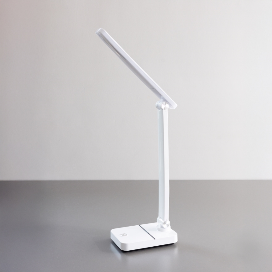 Zuma Line - LED Polnilna namizna svetilka LED/8W/1200 mAh 3000/4500/6000K CRI 90 bela