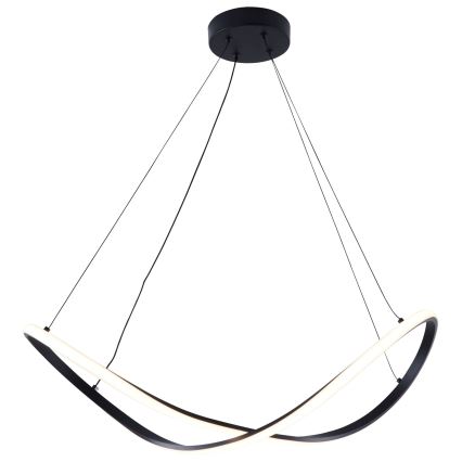 Zuma Line - LED Lestenec na vrvici LED/45W/230V 3000/4000/6000K črna