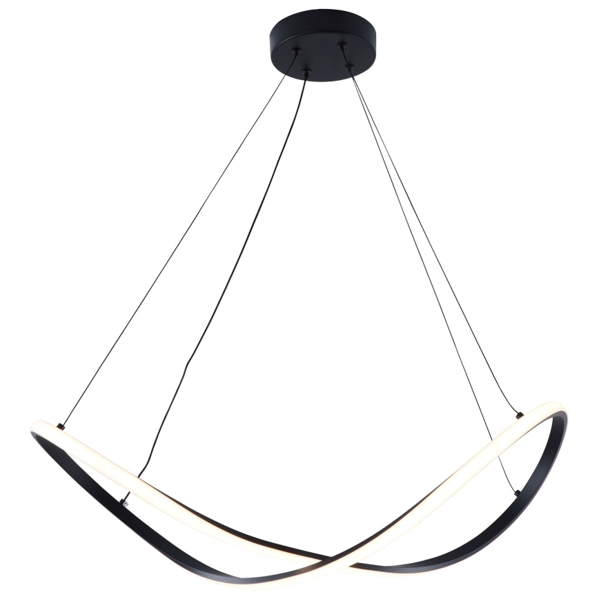 Zuma Line - LED Lestenec na vrvici LED/45W/230V 3000/4000/6000K črna
