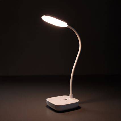 Zuma Line - LED Polnilna namizna svetilka LED/7W/1200 mAh 3000/4500/6000K CRI 90 bela