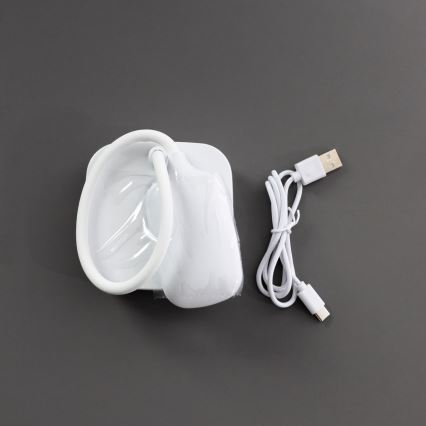 Zuma Line - LED Polnilna namizna svetilka LED/7W/1200 mAh 3000/4500/6000K CRI 90 bela