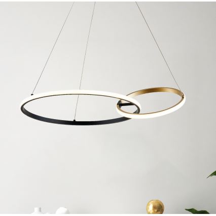 Zuma Line - LED Lestenec na vrvici LED/36W/230V 3000/4000/6000K zlata