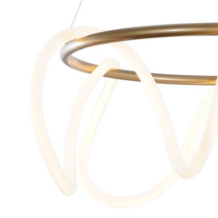 Zuma Line - LED Lestenec na vrvici LED/58W/230V 3000/4000/6000K zlata