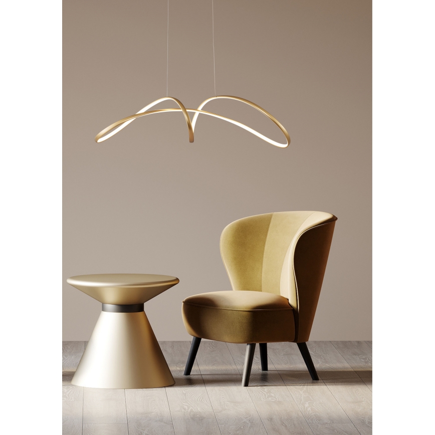 Zuma Line - LED Lestenec na vrvici LED/50W/230V 3000/4000/6000K zlata