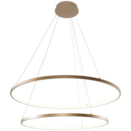 Zuma Line - LED Lestenec na vrvici LED/60W/230V 3000/4000/6000K pr. 80 cm zlata
