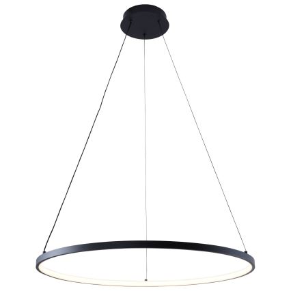 Zuma Line - LED Lestenec na vrvici LED/28W/230V 3000/4000/6000K pr. 60 cm črna