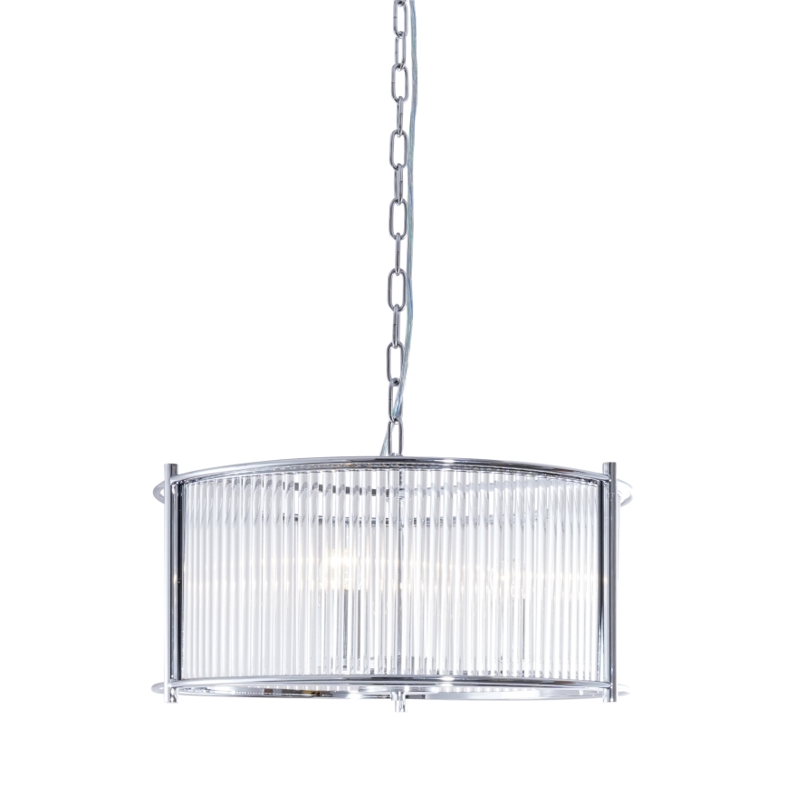 Zuma Line - Lestenec na verigi 3xE27/40W/230V sijajni krom