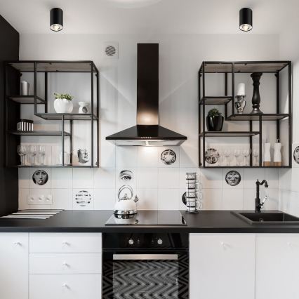 Zuma Line - LED RGBW zatemnljivo točkovno svetilo 1xGU10/6W/230V črna + z daljinskim upravljalnikom