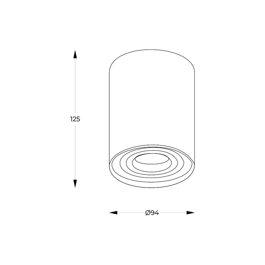 Zuma Line - LED RGBW zatemnljivo točkovno svetilo 1xGU10/6W/230V črna + z daljinskim upravljalnikom
