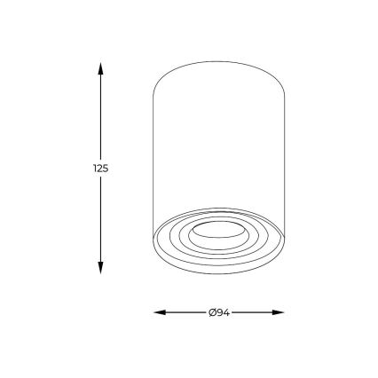 Zuma Line - LED RGBW zatemnjiva točkovna svetilka 1xGU10/6W/230V, zlata + daljinski upravljalnik