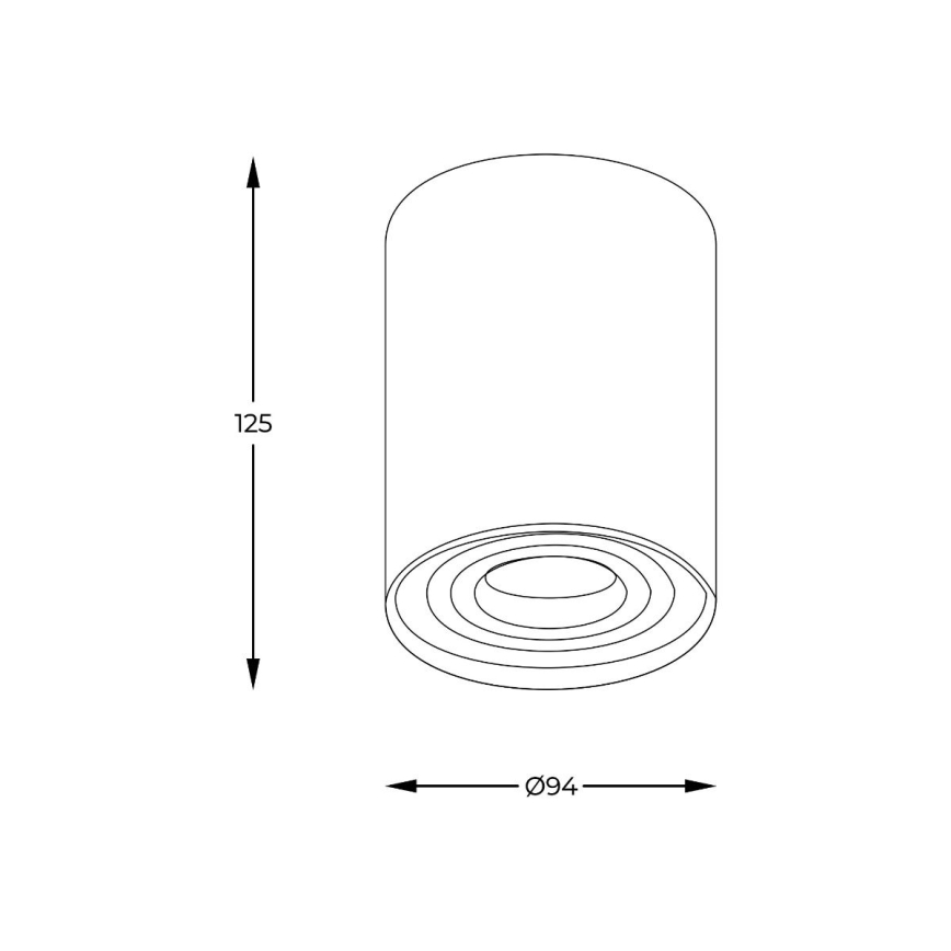 Zuma Line - LED RGBW zatemnjiva točkovna svetilka 1xGU10/6W/230V, zlata + daljinski upravljalnik