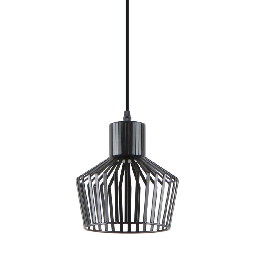 Zuma Line - Lestenec na vrvici 1xE27/40W/230V pr. 18 cm črna