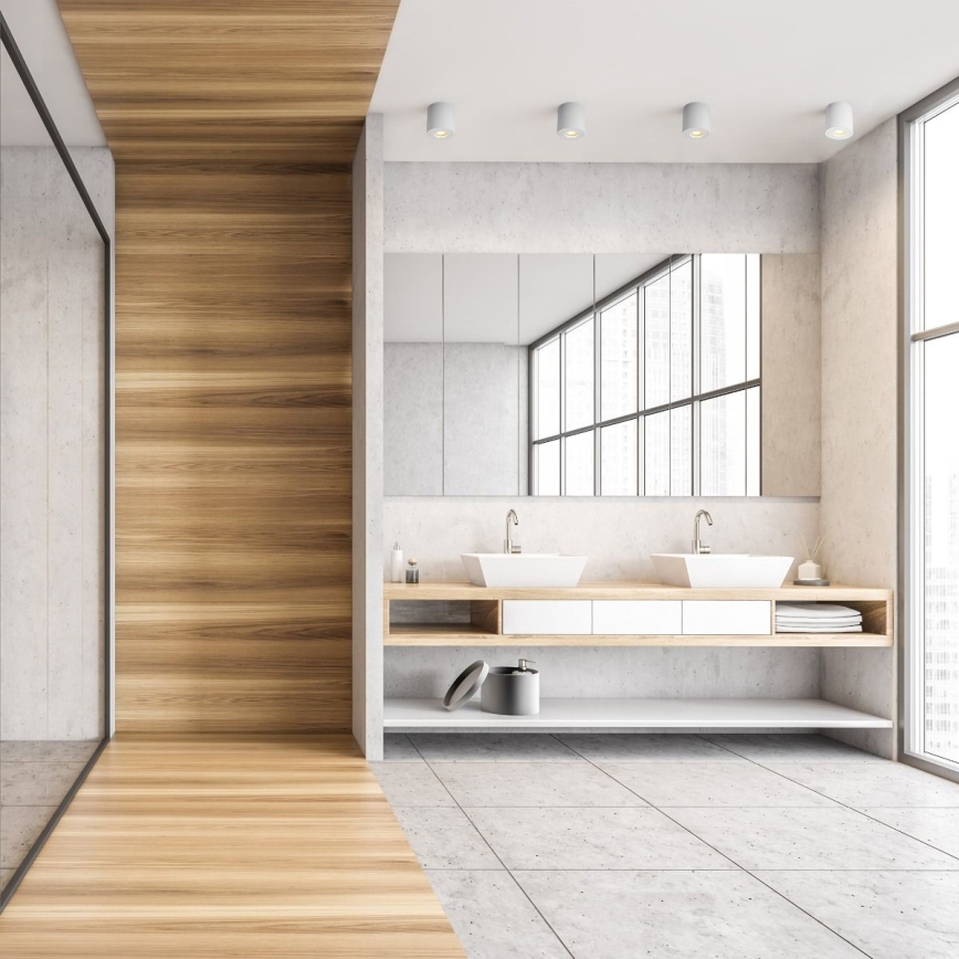 Zuma Line - LED RGBW zatemnjevalno kopalniško točkovno svetilo 1xGU10/6W/230V IP44 belo + daljinski upravljalnik