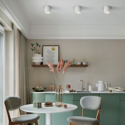 Zuma Line - LED RGBW zatemnjevalno kopalniško točkovno svetilo 1xGU10/6W/230V IP44 belo + daljinski upravljalnik