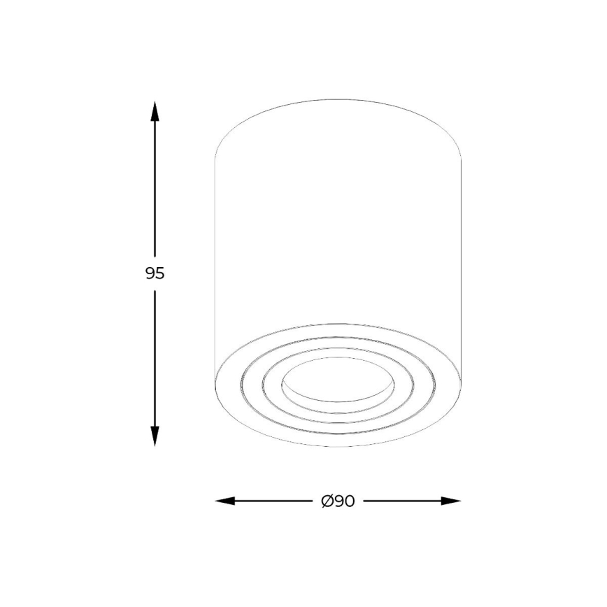 Zuma Line - LED RGBW zatemnjevalno kopalniško točkovno svetilo 1xGU10/6W/230V IP44 belo + daljinski upravljalnik