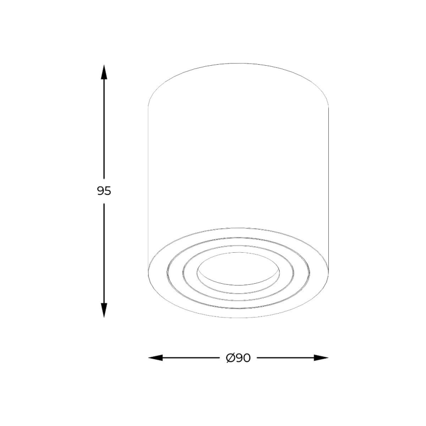 Zuma Line - LED RGBW zatemnljivo kopalniško točkovno svetilo 1xGU10/6W/230V IP44 črno + daljinski upravljalnik