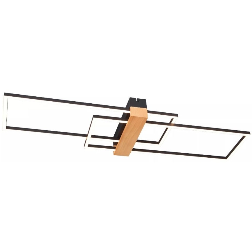 Zuma Line - LED Stropna svetilka LED/39W/230V 3000K črna/bor
