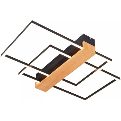 Zuma Line - LED Stropna svetilka LED/39W/230V 3000K črna/bor