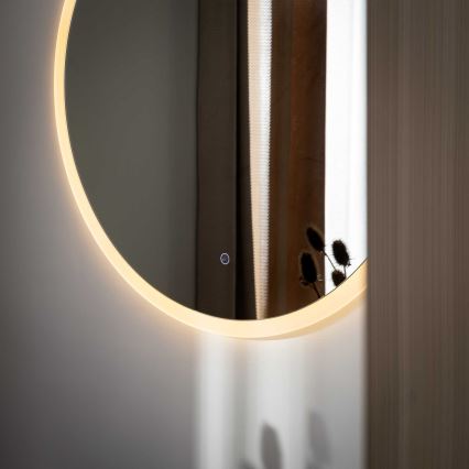 Zuma Line - LED kopalniško stensko ogledalo z LED osvetlitvijo/36W/230V 3000/4000/6000K premer 80 cm IP44