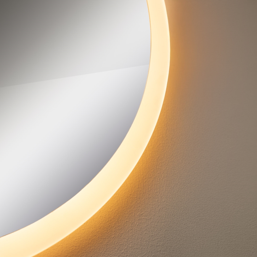 Zuma Line - LED Kopalniško ogledalo s osvetlitvijo LED/24W/230V 3000/4000/6000K pr. 60 cm IP44 bela