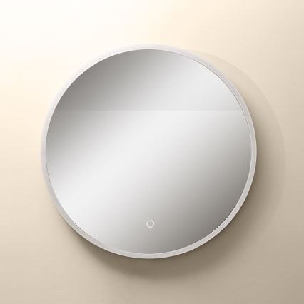 Zuma Line - LED Kopalnica stenski ogledalo s osvetlitev LED/24W/230V 3000/4000/6000K pr. 60 cm IP44 bela/zlata